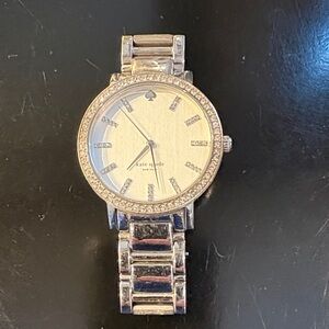 Kate Spade Silver Women's Watch with Crystal Accents